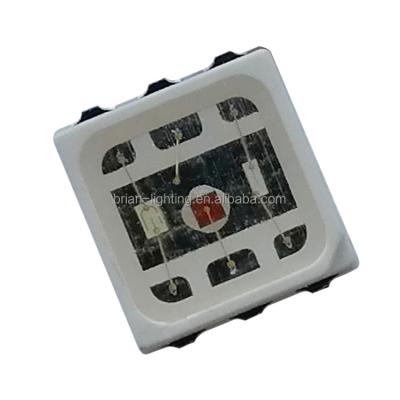 China INGAN 1.5W Gold Wire EMC 3in1 RGB 3030 SMD Tricolor LED Chip for sale