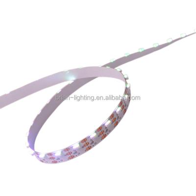 China Indoor or Outdoor 10mm Decorative Lighting DC5V PCB Buit-in Accessible Digital RGB LED Flexible Strip Lights IC Side-view IP20 SK6812 SIDE-A SMD 4020 60led/m for sale