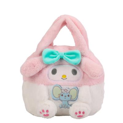 China 8 Inch Claw Doll Sanrio Handbag Gift 2 Cartoon Plush Toy Bag 25CM for sale