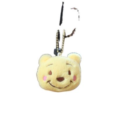 China Mini Cute Plush Toy Strawberry Sanrio Kuromi Cute Bear Hanging Hanging Key Chain Doll 2 Head Bag for sale