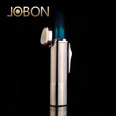 China Gas Lighter Refill JOBON Cigar Cigarette Smoke Reactors Flame Customized Logo Wholesale Butane Gas Torch Lighter Customized For Cigarette Cigar for sale