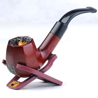 China ZOBO Tobacco Pipe Durable Wooden Wood Smoking Handmade Wholesale With Accessories And Gift Box for sale