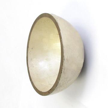 China Hemisphere Piezoelectric Ceramics P44 Diameter 25.6 x 4mm Low Dielectric Loss for sale