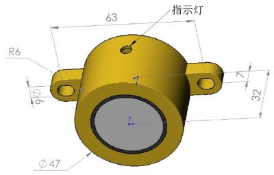 China Sensor ultrassônico da distância 180kHz do cabo 100-2000mm do PVC à venda