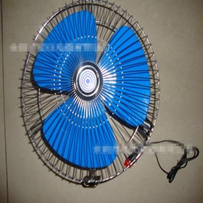 China DC 12V/24V Plastic Car Fan HF-809 Fan Portable Auto Oscillating Mini Cooling Air Car Fan 8 Inch for sale