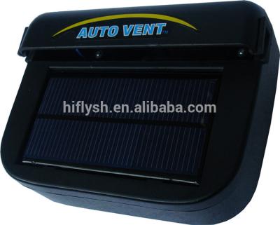 China New ABS+PP HF-601 Solar Powered 1W Solar Power Auto Cool Car Fan Solar Electric Fan for sale