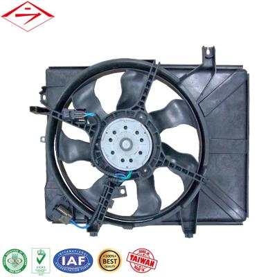 China Auto Parts Manufacturer Radiator Auto Cooling Condenser Fan Motor For HYUNDAI GETZ 02'~08' Standard for sale