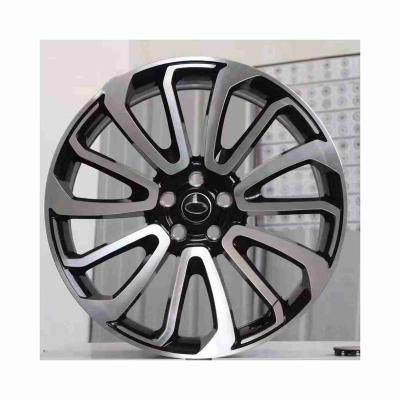 China Aluminum Alloy Original Forged Aluminum Alloy Black Red Wheels Blank 2 Pieces Forged Wheels for sale