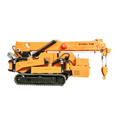 China The other new 5ton Mini Spider Construction Crane With free shipping and training oversea from China for sale