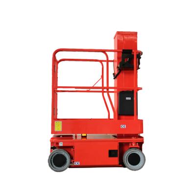 China China 3.6m 4.8m Boom Series Hotels AMWP6100 Self Propelled Vertical Indoor Telescopic Aerial Work Platform Battery Drive for sale