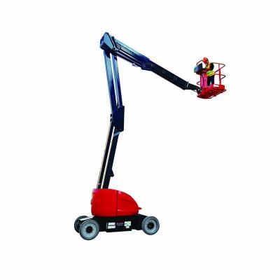 China ZH14 14m Hidrclic Hotels Electric Self Propelled Articulating Boom Lift 230kg for sale