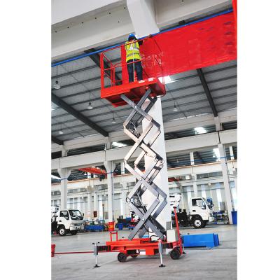 China Hotels EX-M14S 14m 450kg Mini Motorized Laboratory Stainless Steel Mobile Electric Scissor Platform Sky Lift Table for sale