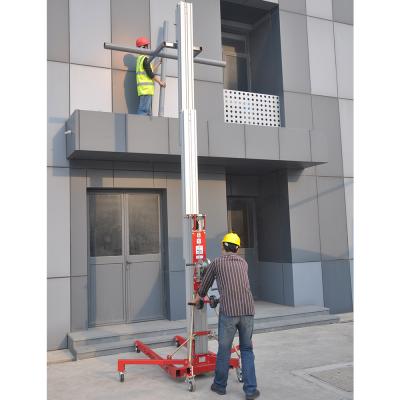 China Hotels LPA-25 Single Portable Manual Winch Small Aluminum Material 295kg Gear Lift for sale