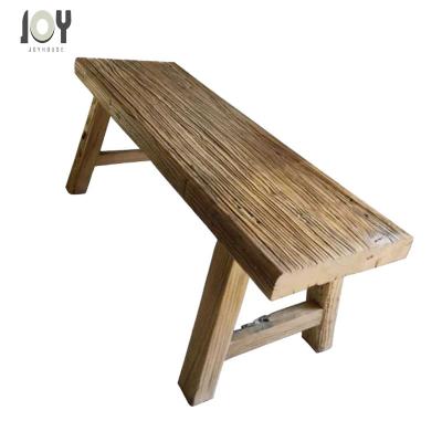 China Eco-friendly Elm Wood Recycled Rustic Vintage Reclaimed Chinese Antique Furniture Recycle Wooden Kids Sneak Kids Sneak Adult Stool for sale