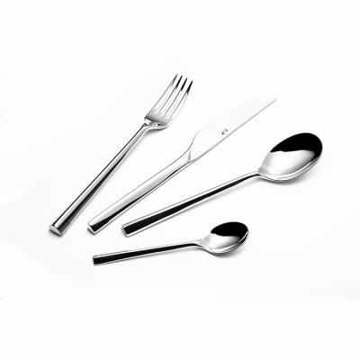 China Viable High Quality Knife Spoons And Forks Cutlery Set Stainless Kitchen Silverware for sale