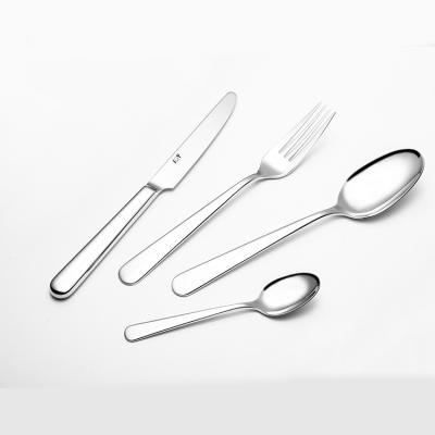 China Sustainable Wholesale Stainless Steel Restaurant Cutlery Set To Wedding Rental for sale