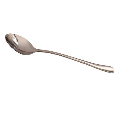 China Sustainable Factory New Design Cafes And Cafes Serving Spoons Tea Stainless Steel Spoon for sale