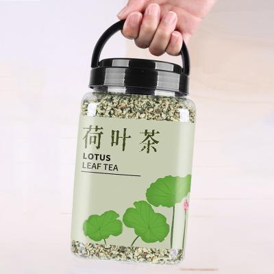 China Large Capacity Transparent Cashew Plastic PET Food Pickles Bottles Black Lid Jars With Handle for sale