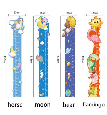 China WALL STICKER Wholesale Cartoon PVC Height Growth Chart Non-Toxic Wall Sticker for sale