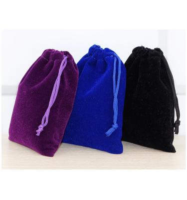 China 9*12cm Soft Velvet Carry Bag Pouch Drawstring For Dies Jewelry Gift Packaging Candy Bag Wedding Favors QY1176 for sale