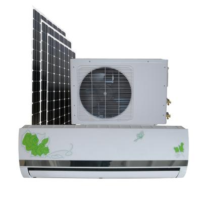 China Hotel Off Grid Hybrid DC 48v Inverter Solar Air Conditioners Split System 9000btu 12000btu 18000btu for sale