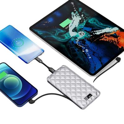 China Support iWALK Fast Charging Large Capacity 10000mAh Type-C Power Bank with Built in Cables Charger Laptop Power Banks Portable Station for Outdoor for sale