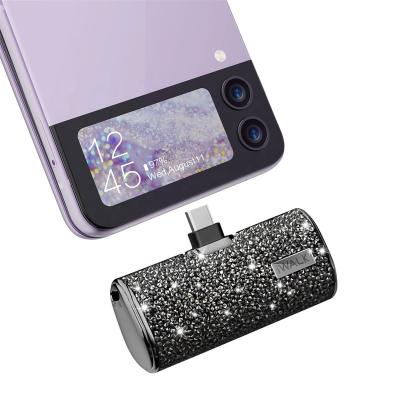 China Plug and Charge iWALK 4500 Diamond Portable Power Bank Great Special Hot Selling Secret Gift to Girls Small Mini Phone Charger Power Bank for sale