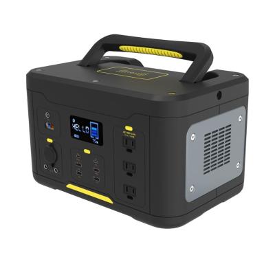 China Fast Charge Support Camping Battery Input 110v or 230v 1000W Home Solor Portable Power Station for sale