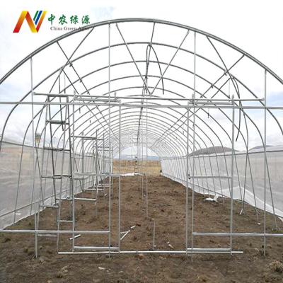 China Easily Assembled Commercial Single-Span Hydroponics Tunnel Greenhouse For Sale for sale