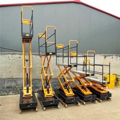 China Farms Warehouse Small Picking Hydraulic Scissor Lift Picking for sale