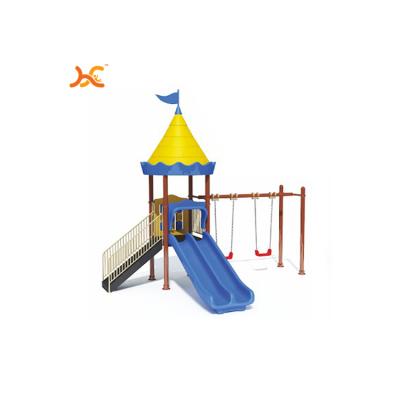 China Good Quality Children's Palace Porcelain Children's Playground Amusement Park Slide and Swing for Children HFHL-90903 for sale