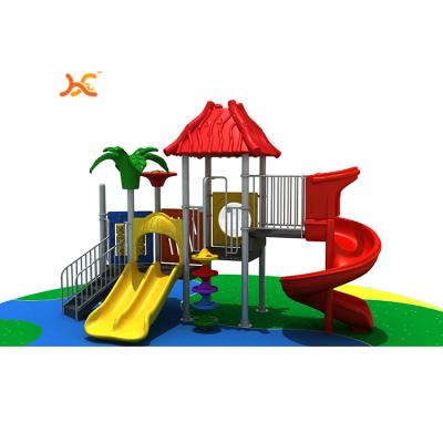 China New children's palace ride amusement park children's playground outdoor toys for kids plastic outdoor slide equipmentHF-912181 for sale