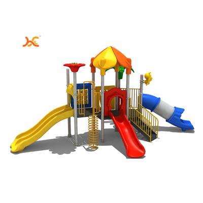 China Children's palace children slides plastic tubes school playground equipment sale prices HF-1908202 for sale