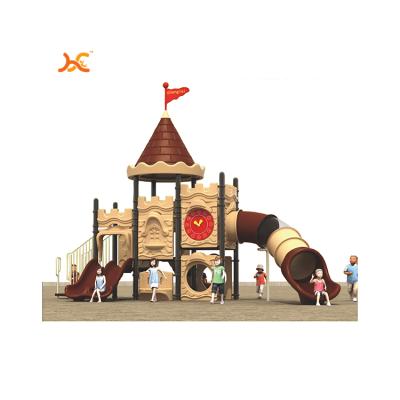 China Outdoor Playground Professional Children's Palace Guangzhou haofeng mushroom toys slide plastic play house HFHL-91331 for sale