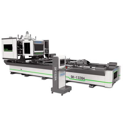 China Woodworking Machine Four Sides Horizontal Edge Cutting Saw China Qingdao SK-1328A CNC Router Machine for sale