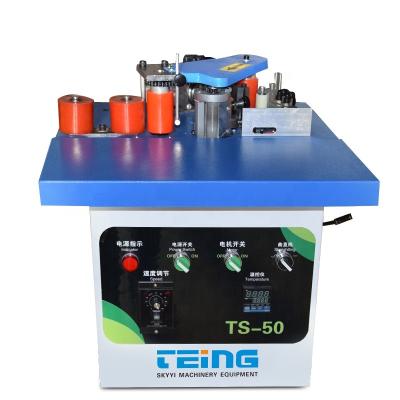 China Hotels Semi Automatic Woodworking Machine Dark Edging Machine Manual Edge Banding Machine With CE Certification SKY-TS50 for sale