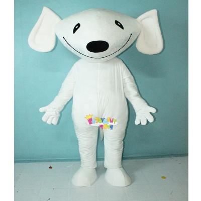 China Funny White Jingdong Dog Mascot Costume Cosplay Mascot Costume Jingdong Dog Adult Party Event Custom Made Party CE for sale