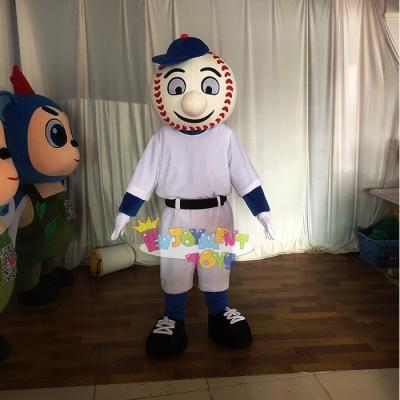 China Party Fun CE Baseball Boy Mascot Mr. Met Costume Cosplay Cartoon Halloween For Adult for sale