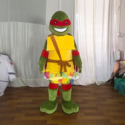 China Adult CE Adult NinjaTurtle Mascot Costume Cartoon Walking Actor Turtle Unisex Cuckold Cosplay Apparel Party Fun For Halloween for sale