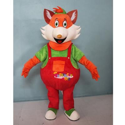 China OEM Party Fox Mascot Costume Custom Cute Colorful Brand Soft Plush Fox Mascot Costume for sale