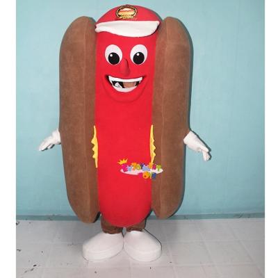 China Party Fun CE Sausage Burger Cosplay Mascot Costume For Sale Party Adult Event for sale