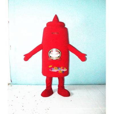 China Red Party Fun CE Ketchup Cosplay Mascot Costume For Sale Party Adult Event for sale