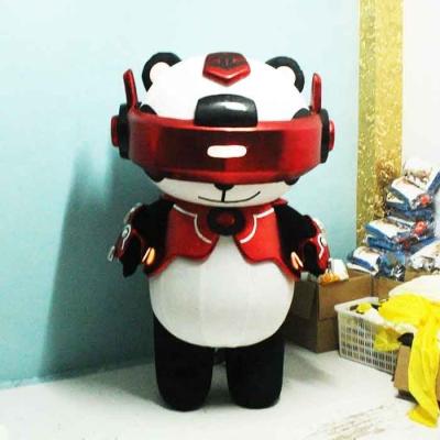 China Party Fun CE Inflatable Robot Panda Mascot Costume For Party for sale