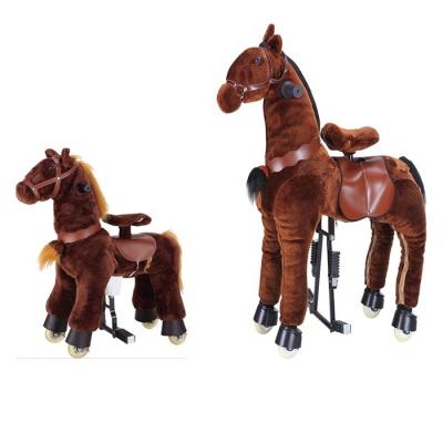 China Optional top sale EN71 china small size horse wheels mechanical toy with factory price for sale