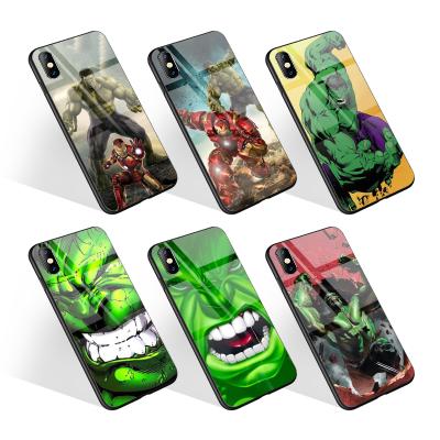 China Hard Back Cover Customized UV Print Amazing Carcass Scratchproof Glass Phone Case For iPhone 11 Case for sale