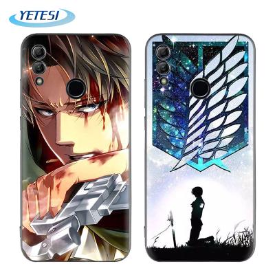 China Customized Parchute Silicone Shell Anti-fall TPU Soft Phone Case For iPhone XS 11 12 Pro Max Case With Anime Attack On Levi for sale