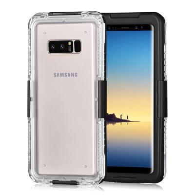 China Best Selling Diving Anti-drop Phone Case For Samsung Galaxy A30 A50 A70 IP68 Waterproof PC Silicone Phone Box Bag For X XR 11Pro for sale