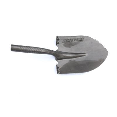 China Gray Garden Shovel Digging Head Digging Round Point Garden Shovel Hot Selling Carbon Steel Shovel Head With Cushioning for sale