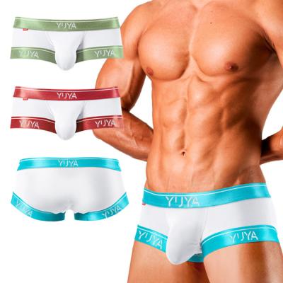 China YUYA cuecas boxer briefs pria dalam wanita di pakai celana boxer briefs men underwear boxer shorts antibacterial scottish strap for sale