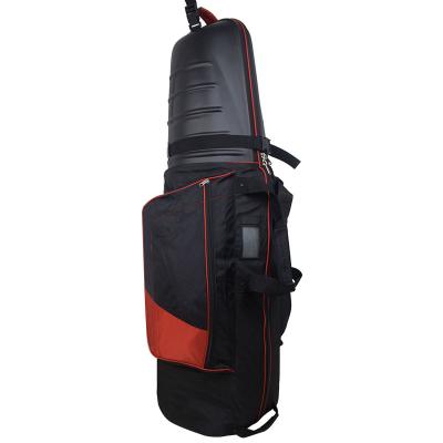 China Durable Hard Sided ABS Travel Golf Travel Rolling Bag For Airlines With Wheels for sale